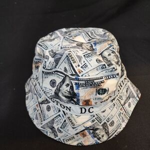Washington DC Money Print Bucket Hat